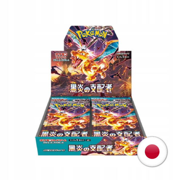 Pokémon TCG Japoński Booster Box – Ruler of the Black Flame [sv3]